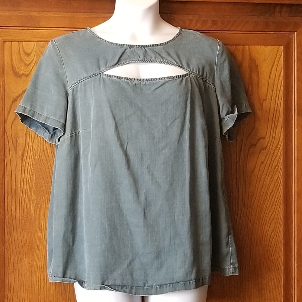 Short Sleeve Tencel Top